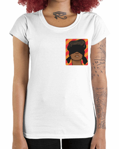 Camiseta Feminina Blind Justice de Bolso