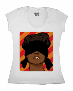 Camiseta Feminina Blind Justice na internet