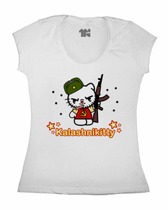 Camiseta Feminina Kalashnikitty na internet