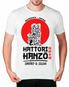 Camiseta Hattori Hanzo Espadas e Sushi na internet