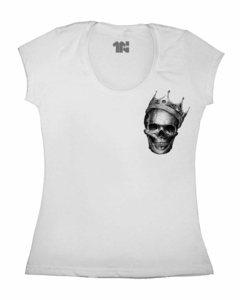 Camiseta Feminina Rei Morto na internet