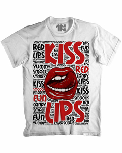 Camiseta Kiss Lips