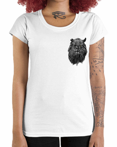 Camiseta Feminina Leão Bárbaro de Bolso