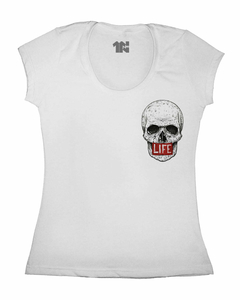 Camiseta Feminina Life de Bolso na internet
