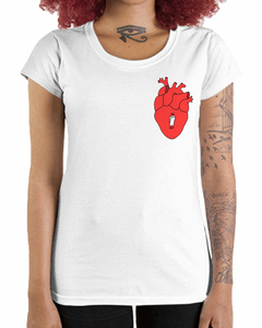 Camiseta Feminina Coração Liga/Desliga