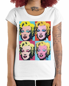 Camiseta Feminina Marilyn Pop Art