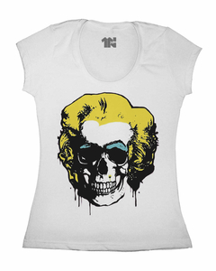 Camiseta Feminina Marilyn Caveira na internet
