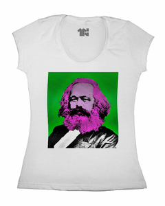 Camiseta Feminina Marx Pop na internet