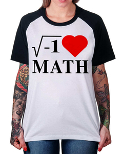 Camiseta Raglan Matemática na internet