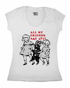 Camiseta Feminina Meus Amigos na internet