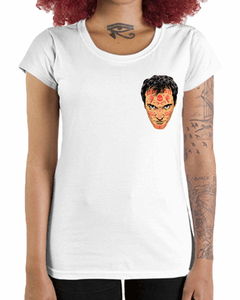 Camiseta Feminina Mente Tarantinesca de Bolso