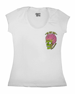 Camiseta Feminina Não Corra de Bolso na internet