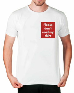 Camiseta Não leia De Bolso - comprar online