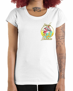 Camiseta Feminina Negocio dos Pássaros de Bolso