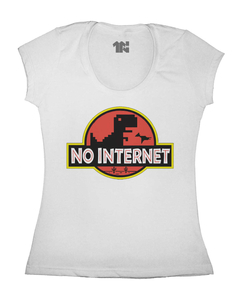 Camiseta Feminina No Internet na internet