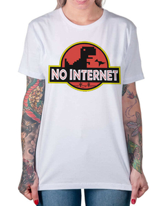 Camiseta No Internet na internet