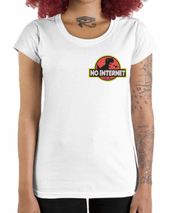 Camiseta Feminina No Internet no Bolso