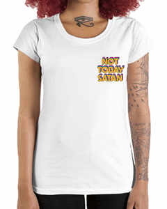 Camiseta Feminina Hoje Não de Bolso