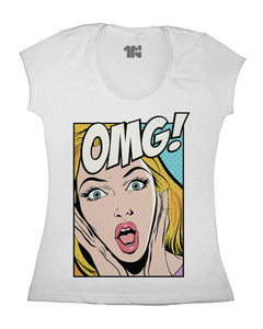 Camiseta Feminina OMG na internet