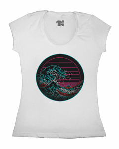 Camiseta Feminina Onda de Neon - comprar online