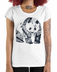 Camiseta Feminina Panda Tatuado