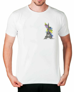 Camiseta Paris Aquarela de Bolso - comprar online