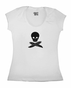 Camiseta Feminina Pena de Morte na internet