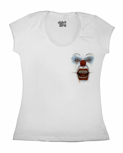 Camiseta Feminina Palhaço de Bolso na internet