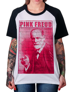 Camiseta Raglan Pink Freud na internet