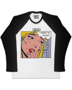 Raglan Manga Longa POOP ART