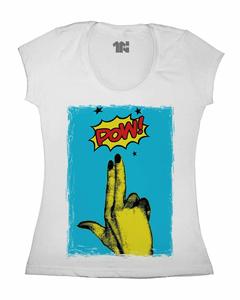 Camiseta Feminina POW na internet