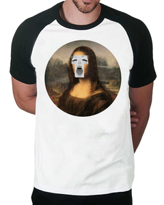 Camiseta Raglan Da Vinci Senpai na internet