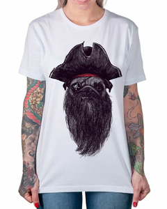 Camiseta Pug Pirata na internet