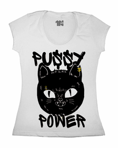 Camiseta Feminina Pussy Power - Camisetas N1VEL