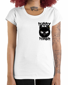 Camiseta Feminina Pussy Power de Bolso - comprar online