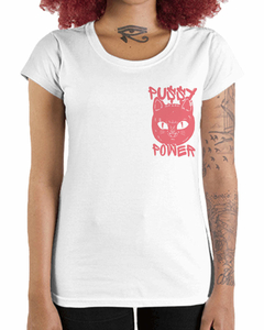 Camiseta Feminina Pussy Power de Bolso