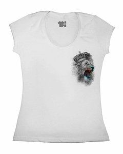 Camiseta Feminina Rei Leão de Bolso na internet