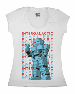 Camiseta Feminina Robô Intergaláctico na internet
