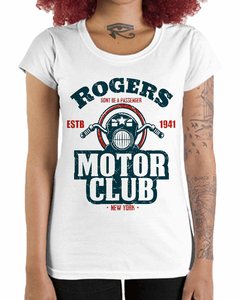 Camiseta Feminina Clube de Motoqueiros Veteranos