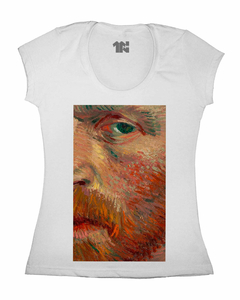 Camiseta Feminina Rosto Impressionista - comprar online