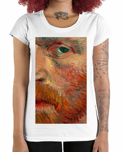 Camiseta Feminina Rosto Impressionista