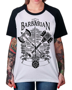 Camiseta Raglan do Bárbaro na internet