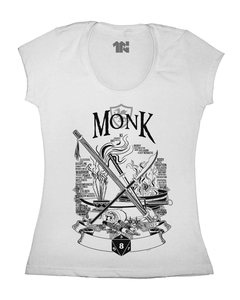 Camiseta Feminina do Monge na internet