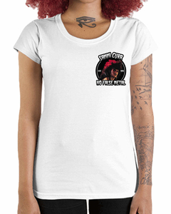 Camiseta Feminina Doçura ou Travessura de Bolso