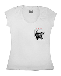 Camiseta Feminina Schrodinger na internet