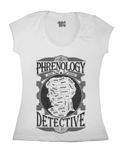 Camiseta Feminina Frenologia de um Detetive na internet
