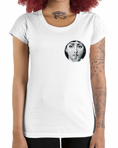 Camiseta Feminina Silêncio Lina de Bolso