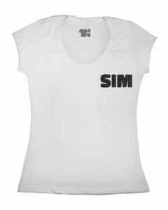 Camiseta Feminina do Sim na internet