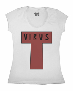 Camiseta Feminina Vírus na internet
