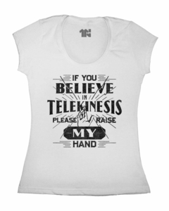 Camiseta Feminina Telecinese na internet